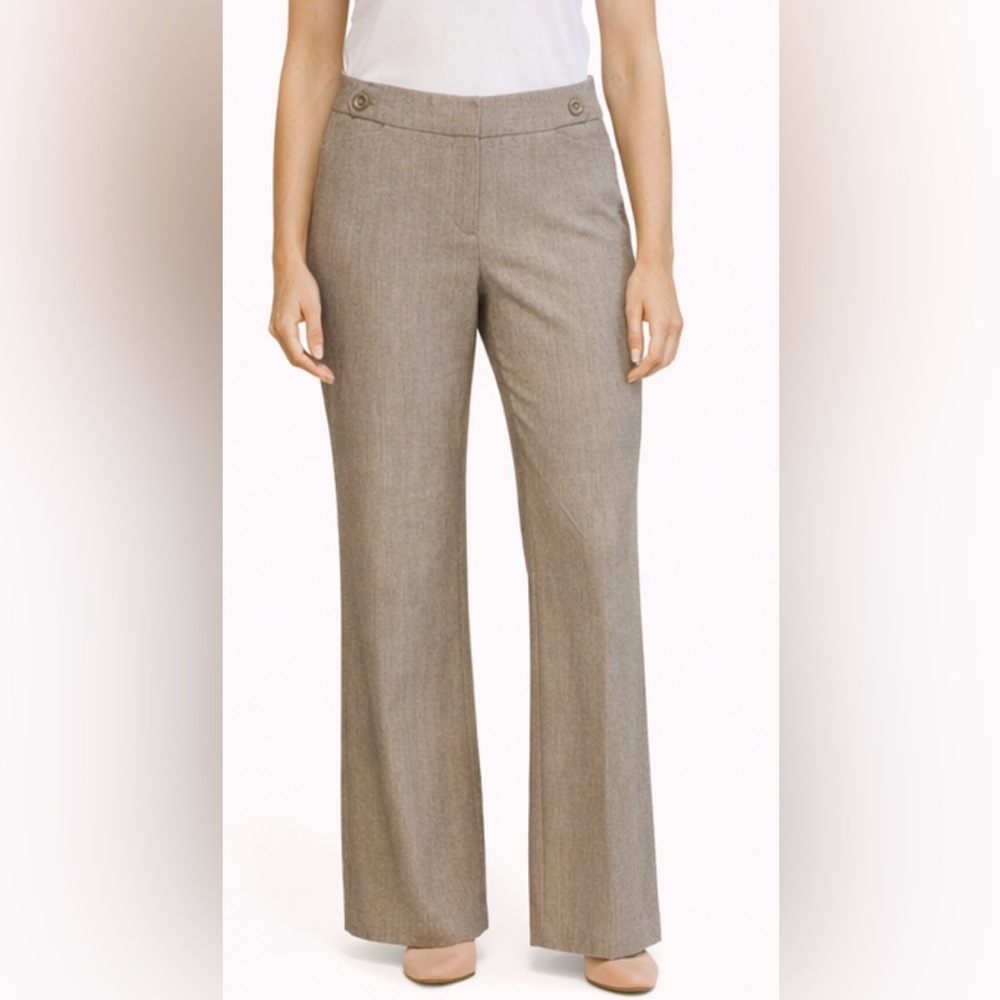 Dalia Collection Women's Wide Leg Tan Pants
